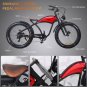 Electric Bike Adults 750W Motor 48V 17.5Ah 26'' Fat Tire Ebike Shimano 7-Speed