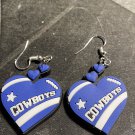 dallas cowboys croc charm dangle earrings
