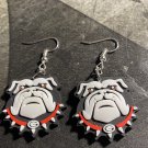 georgia bulldogs croc charm dangle earrings