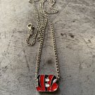 Cincinnati Bengals slide charm necklace