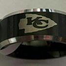 Kansas City Chiefs titanium Ring style #4, sizes 6-13