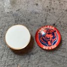 Chicago Bears dime sized domed covered flatback charm, 20pk, DIY projects
