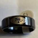San Francisco 49ers Team Titanium Ring Style #4 sizes 5-14