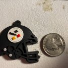 Pittsburgh Steelers, rubber helmet charms, 10 pack for DIY projects,