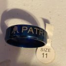 New England Patriots titanium ring size 11