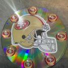 San Francisco 49ers CD shot glass Coaster, wall art reflector