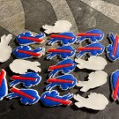 Buffalo Bills croc charms 100pk, NO button, DIY projects,