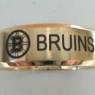 Boston Bruins Team gold Titanium Men's Ring, your choice, **Free Gift**
