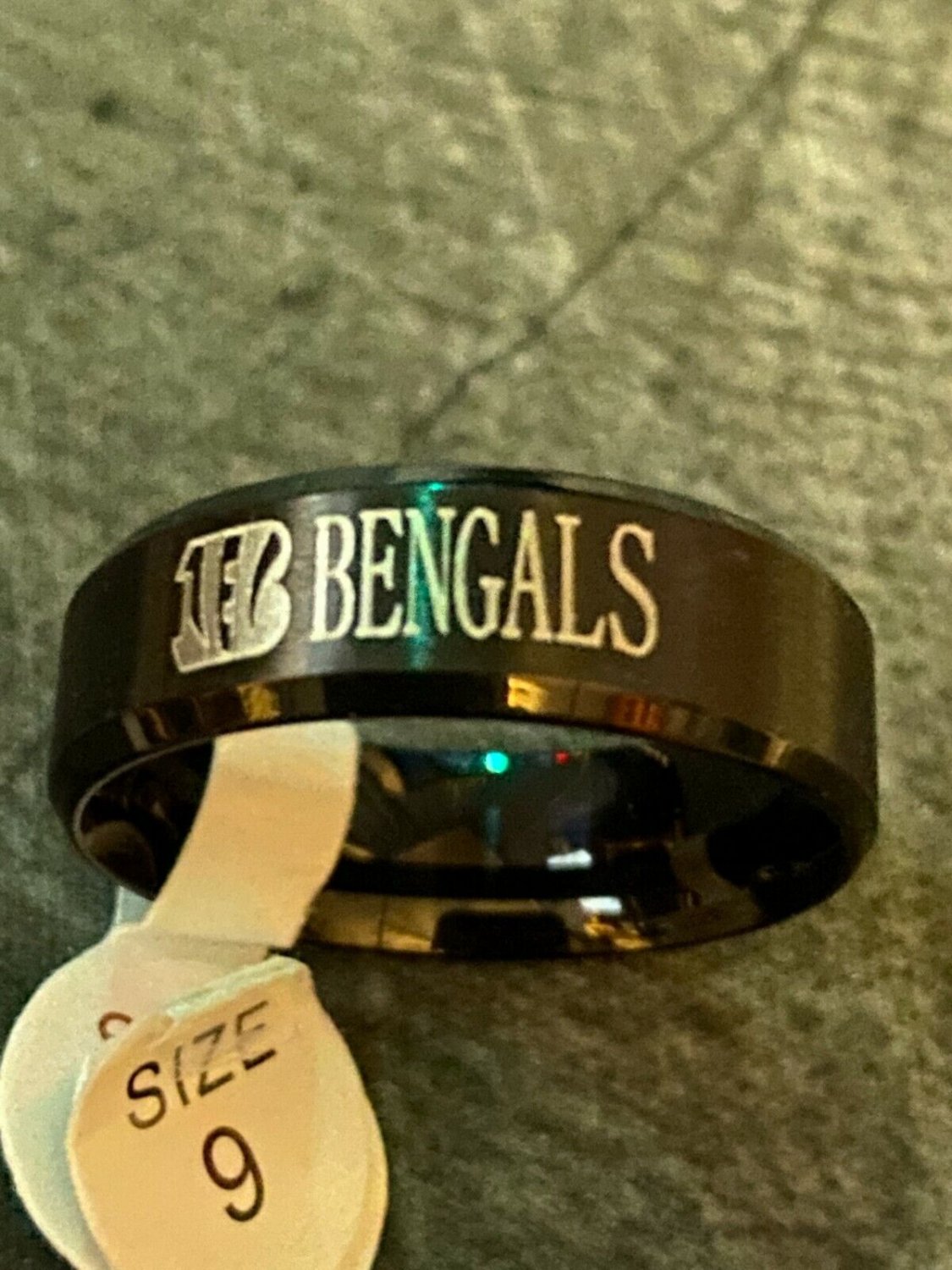 Cincinnati Bengals titanium ring size 9