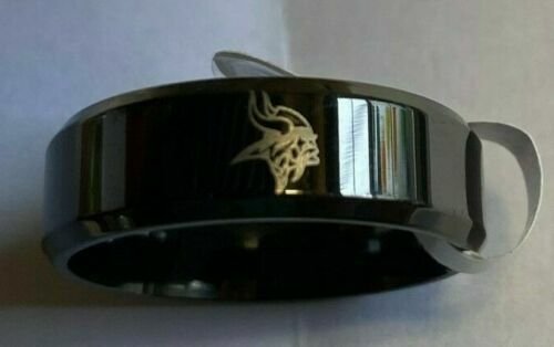 Minnesota Vikings Titanium Ring, style #1 sizes 5-14