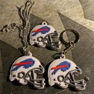 Buffalo bills, rubber helmet charms, 100 pack for DIY projects, helmets only