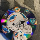 Miami Dolphins CD shot glass Coaster, wall art reflector