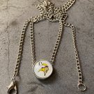 Minnesota Vikings slide charm necklace