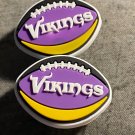 Minnesota Vikings shoe charm 10 pieces, 5 pair