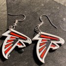 3 pair, Atlanta Falcons charm dangle earring