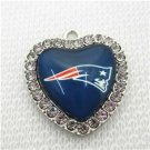 New England Patriots heart charm