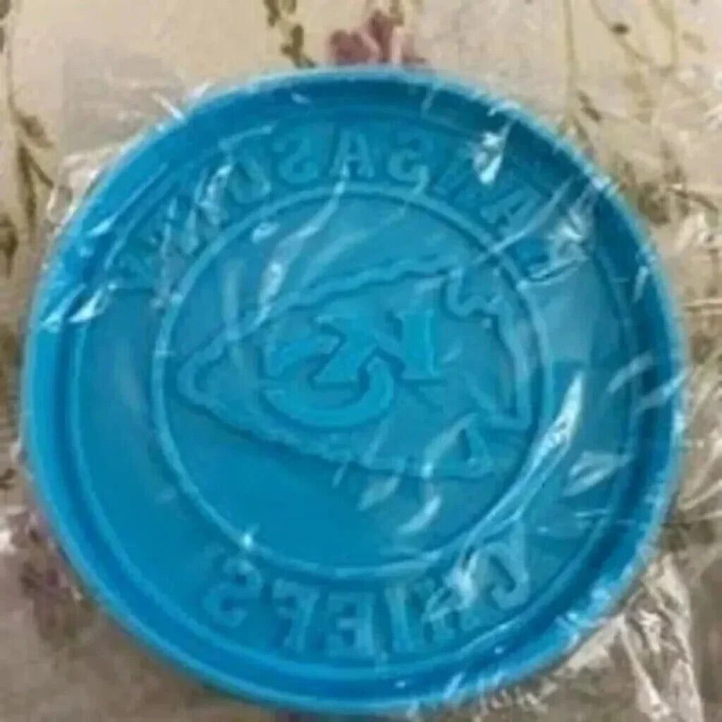 10 kansas city chiefs table coaster resin molds, 4 in. diameter