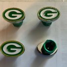Green Bay Packers Tire Valve Stem caps 4pk #hm1