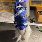 Dallas Cowboys gnome with two Cowboys pins 8in.