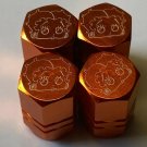 Chrome Engraved Betty Boop Tire Valve Stem cap Covers  #1or