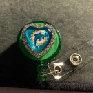 Miami Dolphins retractable badge holder