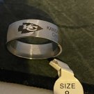 Kansas City Chiefs titanium ring size 8