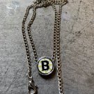 Boston Bruins slide charm necklace