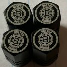 Boston Bruins Tire Valve Stem cap Covers 4 Pc set, #BB1,