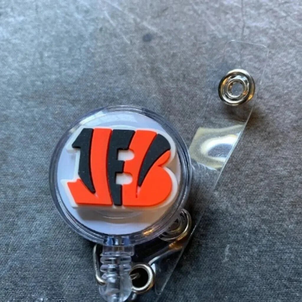 Cincinnati Bengals retractable badge holder