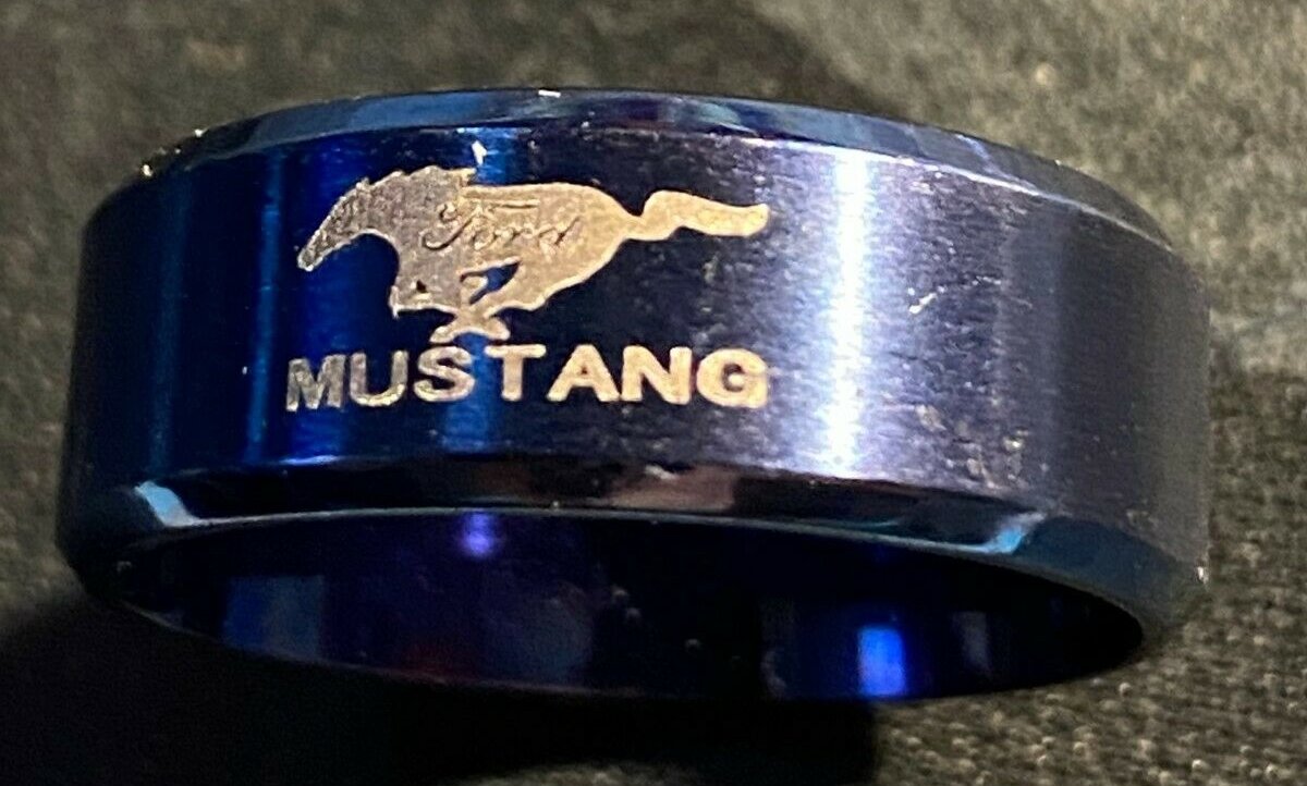 Ford Mustang titanium ring size 11