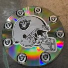 Oakland Raiders CD shot glass Coaster, wall art reflector