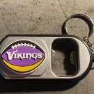 Minnesota Vikings multipurpose keychain, bottle opener, light