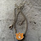 Auburn Tigers slide charm necklace