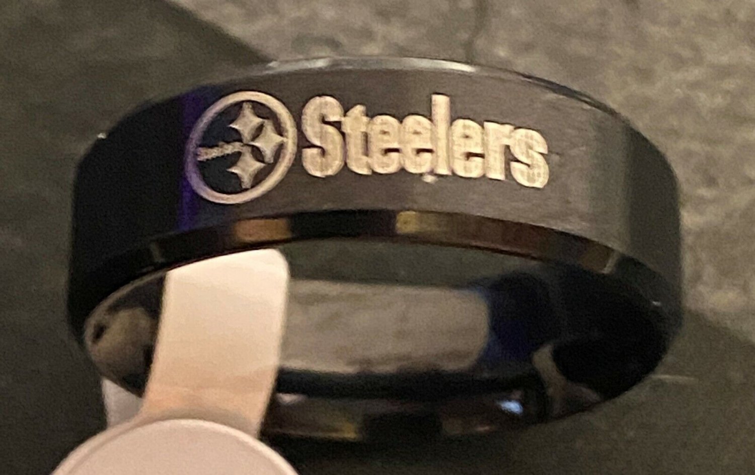 Pittsburgh Steelers titanium ring size 12