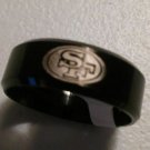 San Francisco 49ers Team Titanium Ring, styles #5 & #6