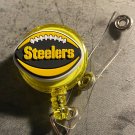 Pittsburgh Steelers retractable badge holder