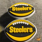 Pittsburgh Steelers shoe charm 10 pieces, 5 pair