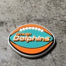 Miami Dolphins croc charms (no back buttons) DIY projects 10pk