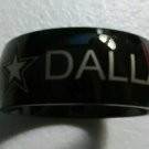 Dallas Cowboys Football Team Titanium Ring, style #7, sizes 7-13