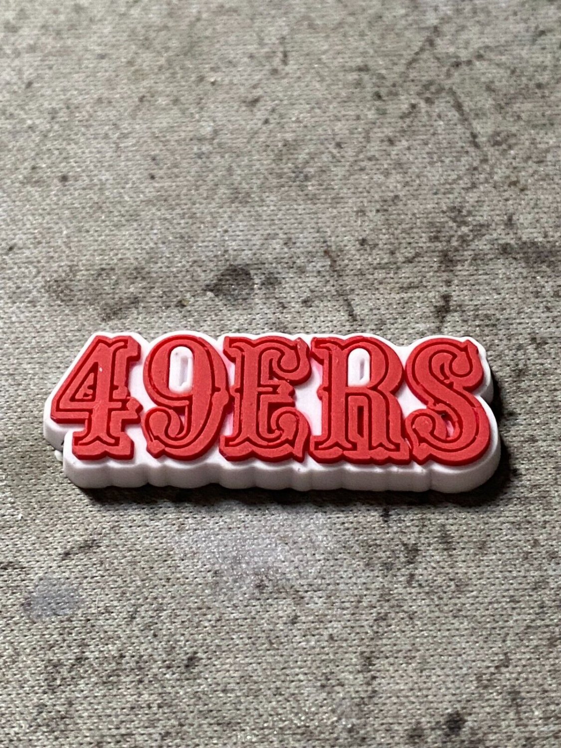 San Francisco 49ers croc charms (no back buttons) DIY projects 10pk