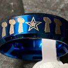 Dallas Cowboys titanium ring size 11, NEW, ring is fine cut not smooth