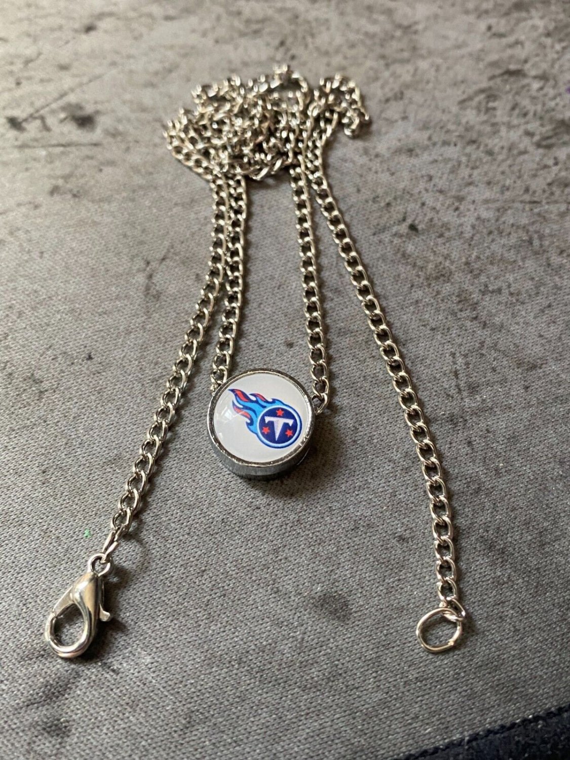 Tennessee Titans slide charm necklace