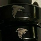 Atlanta Falcons black Titanium Rings, sizes 6-14