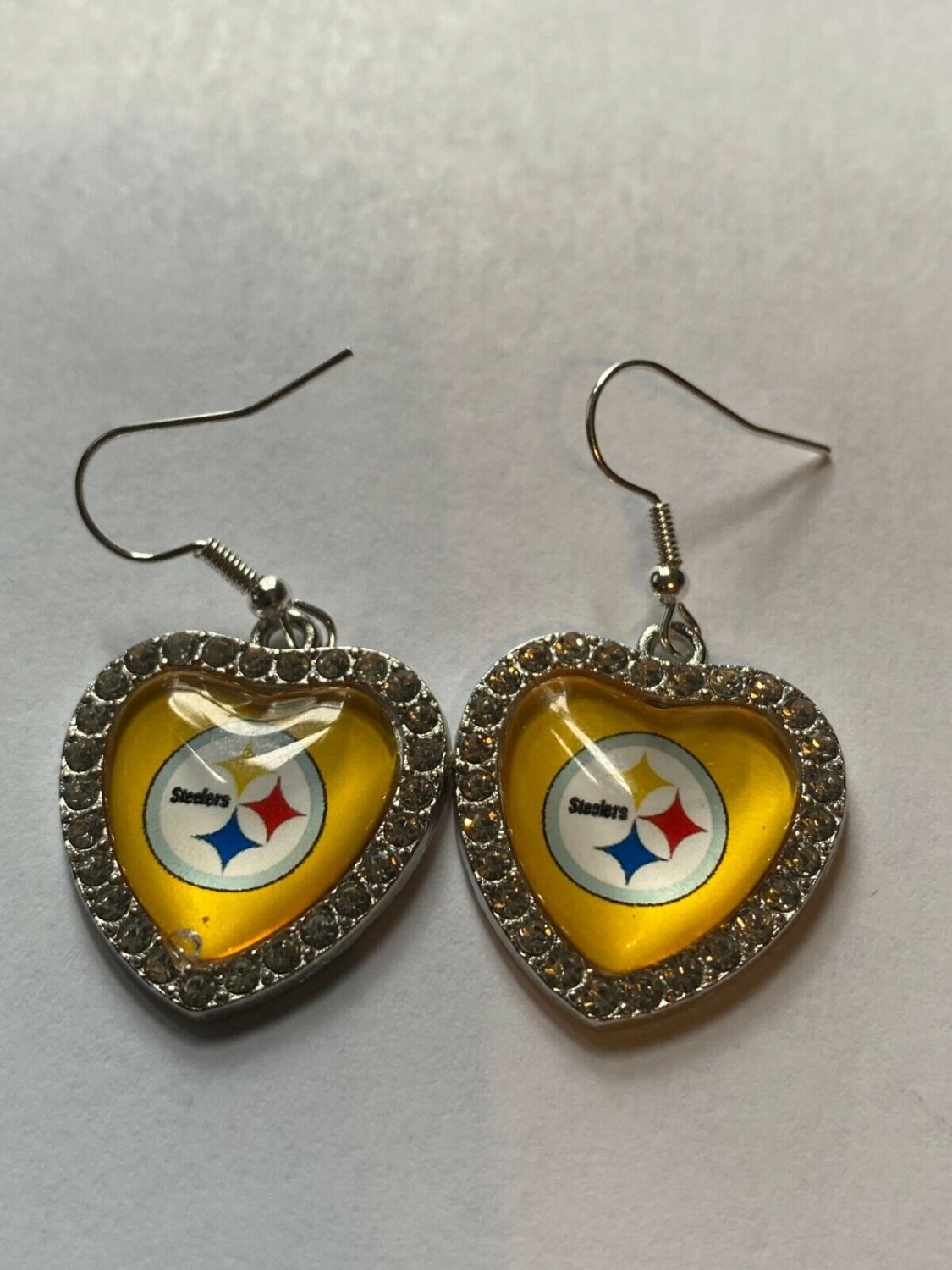 3 pair, Pittsburgh Steelers dangle earrings pair