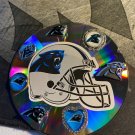 Carolina Panthers CD shot glass Coaster, wall art reflector