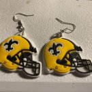 3 pair, New Orleans Saints football team dangle earrings