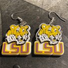 LSU Tigers charm dangle earring