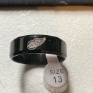 Detroit Red Wings titanium ring size 13