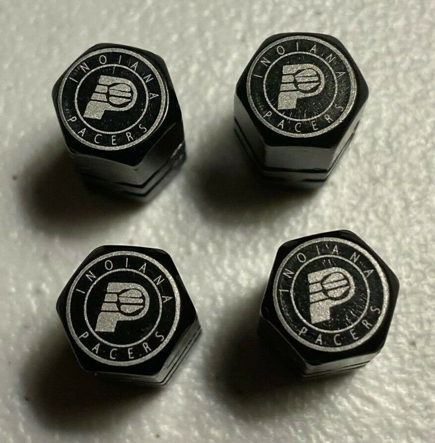 Chrome Engraved pacers Tire Valve Stem cap Covers, several styles, 4 set