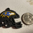 Baltimore Ravens, rubber helmet charms, 10 pack for DIY projects, helmets only